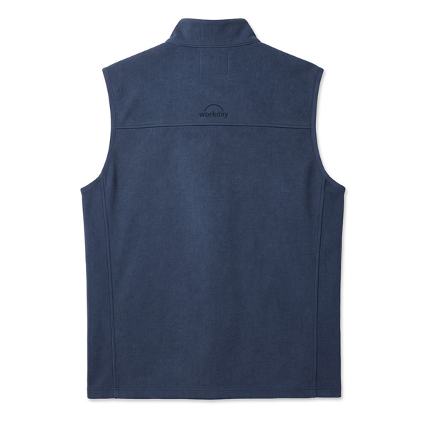 Mens Softshell Fleece Lined Full Zip Vest